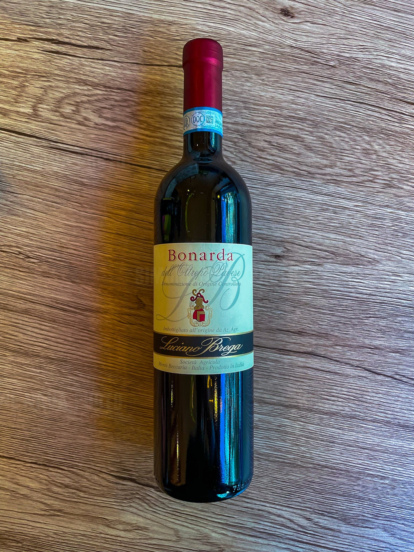 Vino Rosso Luciano Brega, Bonarda Mosso